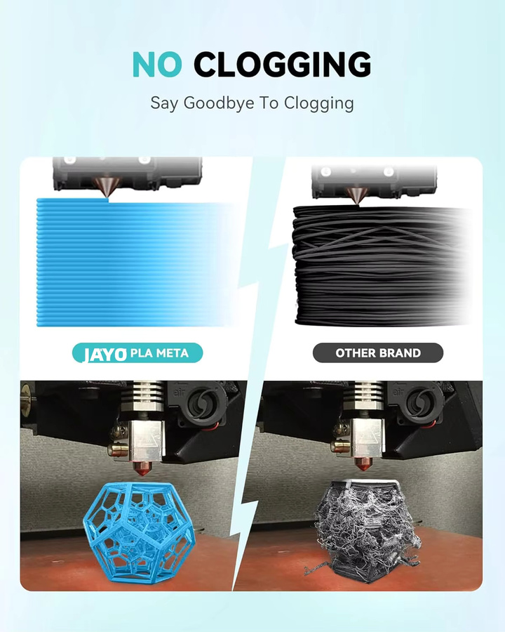 JAYO PLA Meta Filament 1,75 mm für FDM 3D-Drucker, 3,3 kg - Bild 4