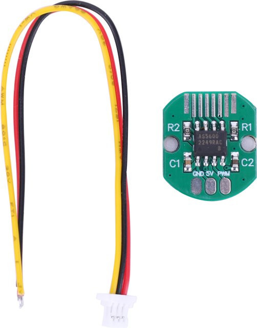 ALLOYSEED AS5600 Magnetischer Induktions-Winkelmesssensor Modul Hochpräziser 12-Bit Absolutwert-Encoder mit PWM und I2C Schnittstelle in Grün - Bild 1