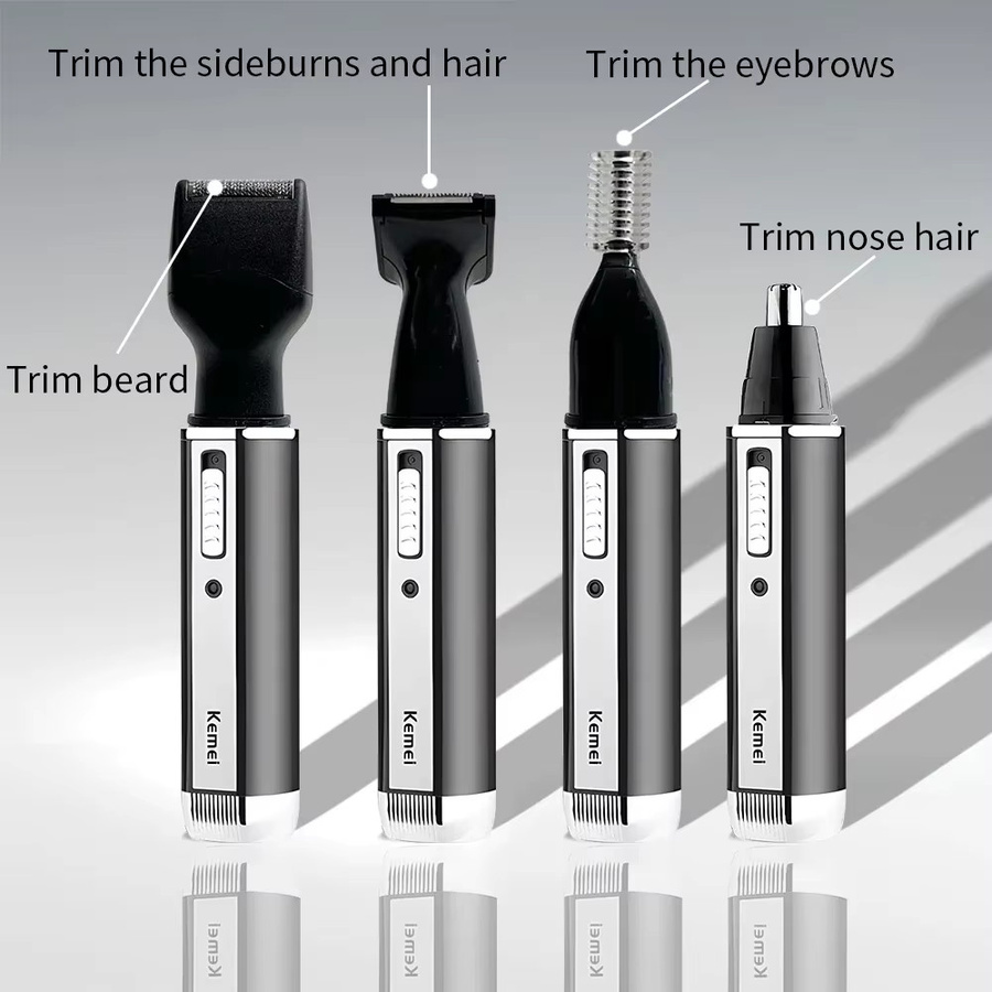 Kemei KM-6630 4-in-1 Bartschneider, Herren, Schwarz - Bild 2