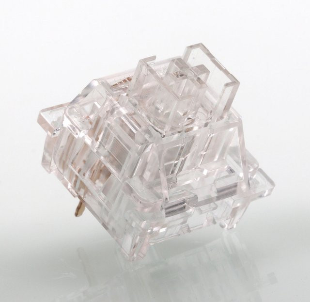 Outemu Crystal Switch Linear 45g Vorgetränkte 3-Pin RGB SMD Schalter für MX Mechanische Gaming-Tastaturen in Transparent - Bild 1