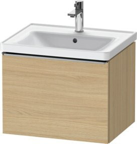 Duravit Waschtischunterschrank D-Neo in Braun Matt, B/T/H: 58,4 x 45,2 x 44 cm - Bild 1