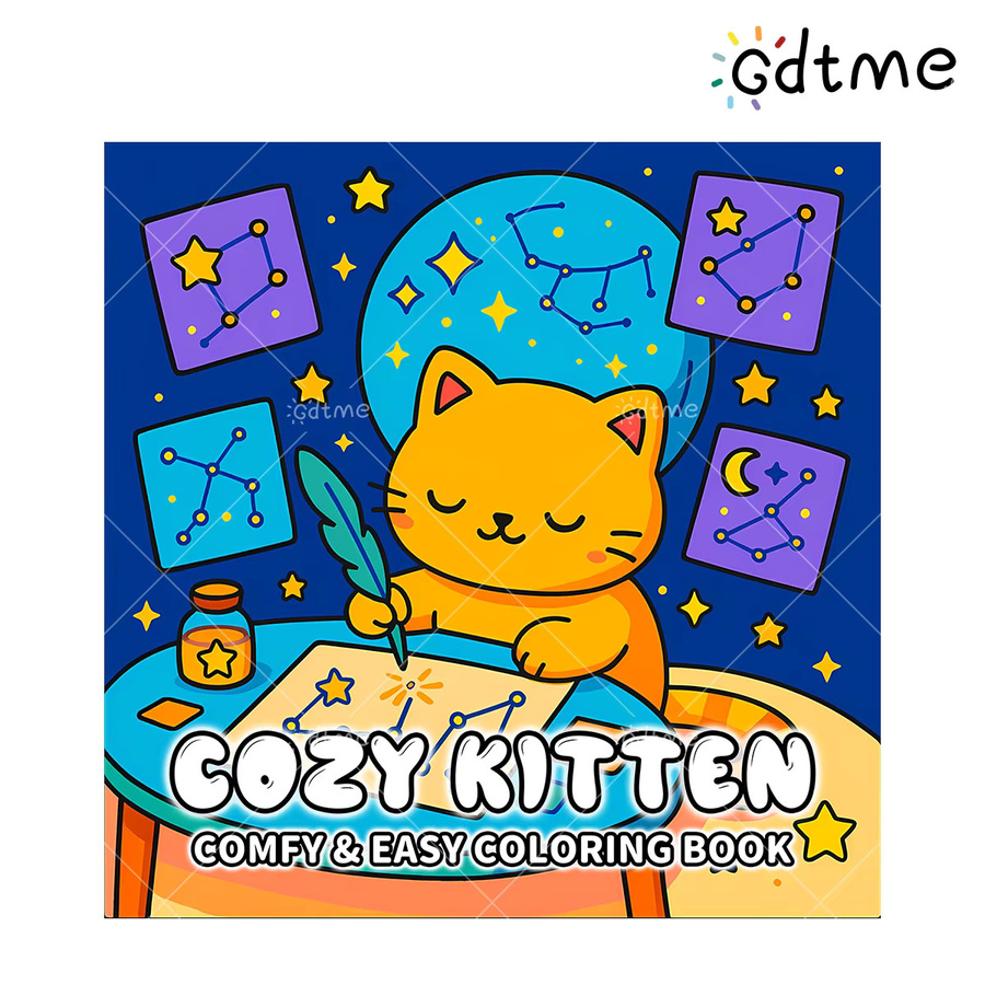 COSY KITTEN Malbuch, Tiere, für Erwachsene - Bild 7