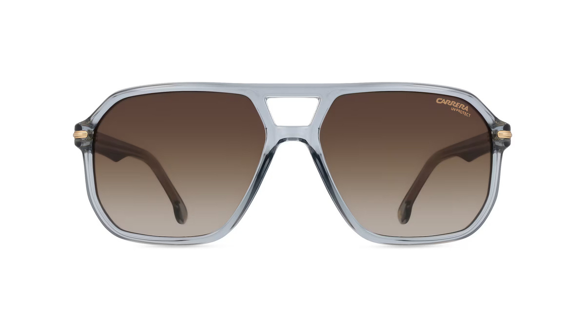 Carrera 302/S Sonnenbrille Pilot, Vollrand, Kunststoff, Herren, grau - Bild 1