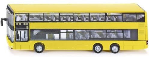SIKU Doppelstock-Linienbus Modellfahrzeug gelb 1:87 - Bild 1