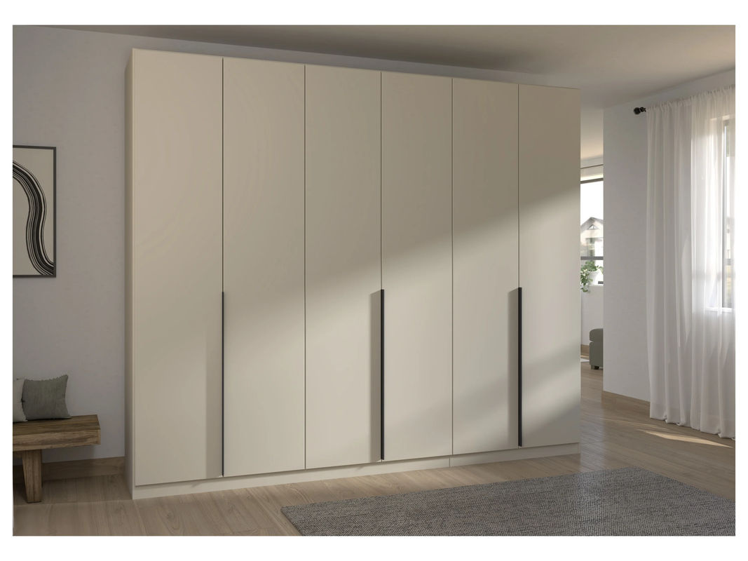 RAUCH Alabama Drehtürenschrank in Beige-Champagner mit grauen Griffen, B/H: 271 x 229 cm - Bild 2