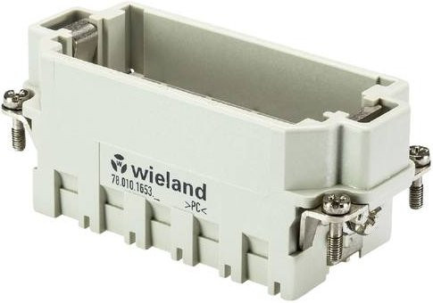 Wieland Electric 78.010.1653.0 Modulrahmen in Grau und Weiß, 10 Stück - Bild 1