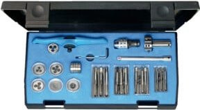 Gedore 8553 Gewindeschneidsatz für Innen- und Außengewinde in Silber - Bild 1