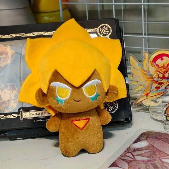Yiran toy Cookie Run Kingdom Goldener Käsekeks, Plüschtier, 10cm - Bild 1