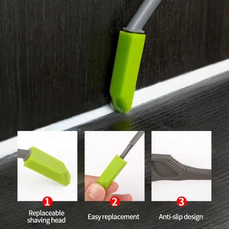 9-in-1 Silikon-Schaber-Set zum Glätten und Entfernen von Dichtstoffen in Grün - Bild 5