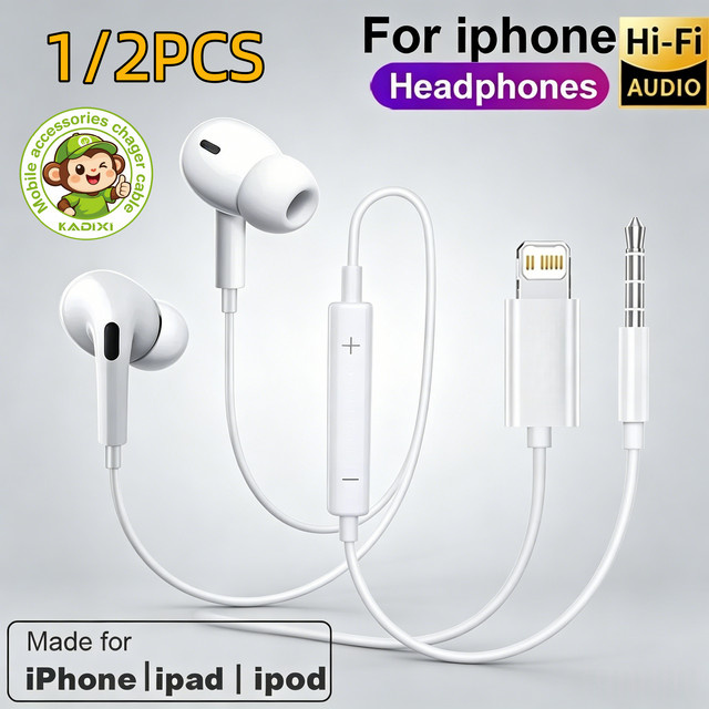 Apple Original In-Ear Kopfhörer mit Kabel in Weiß für iPhone Modelle - Bild 1