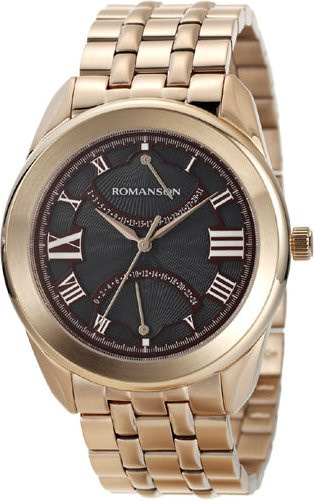 Romanson Armbanduhr, Quarz, Edelstahl, Roségold, 43 mm, Herren - Bild 1