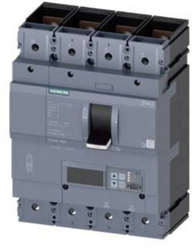 Siemens 3VA2450-5KQ42-0AA0 Leistungsschalter in Grau mit einem Einstellbereich von 200 - 500A und einer maximalen Schaltspannung von 690 V/AC - Bild 1
