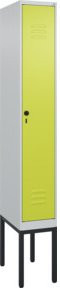 C+P Spind Classic PLUS Garderobenschrank mit 1 Abteil und mittiger Trennwand, Gestell aus Stahl, Höhe: 212 cm, Breite: 30 cm, Tiefe: 50 cm - Bild 1