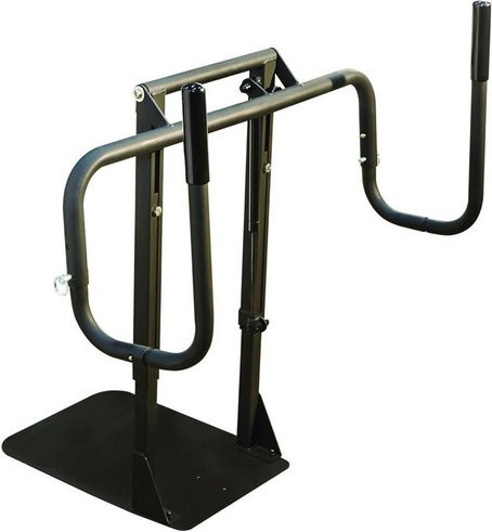 Canadian Spa Abdeckhilfe Lifter für runde Whirlpools, schwarz, Aluminium, B/T/H: 70 x 72 x 40 cm - Bild 1