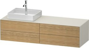 Duravit Waschtischunterschrank White Tulip in White, Breite: 160 cm, Tiefe: 55 cm, Höhe: 40,8 cm - Bild 1