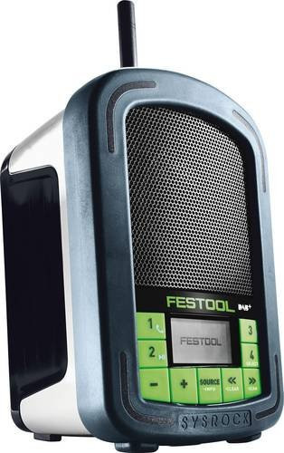Festool BR 10 DAB+ Baustellenradio in Grau mit FM, DAB+, AUX, Bluetooth und USB - Bild 1