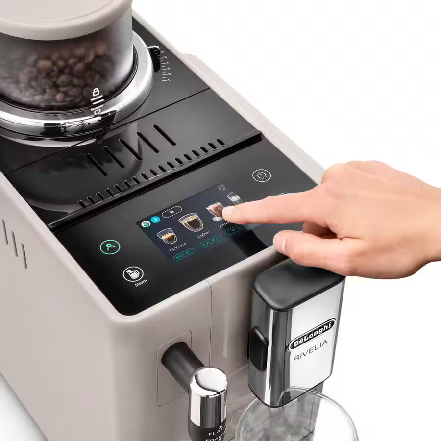 De'Longhi Rivelia Kaffemaschine Sand Beige EXAM440.35.BG Breite: 38,5 cm, Tiefe: 24,5 cm - Bild 4
