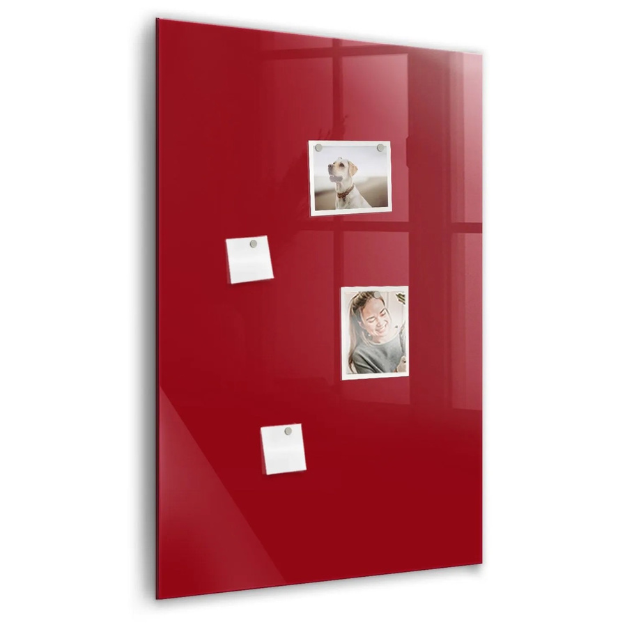 Tulup Glasmagnettafel Rot B: 60 cm, H: 90 cm - Bild 2