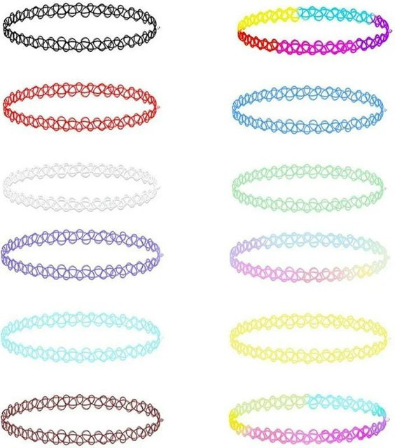 Halskette Choker, Weiß, Damen - Bild 1