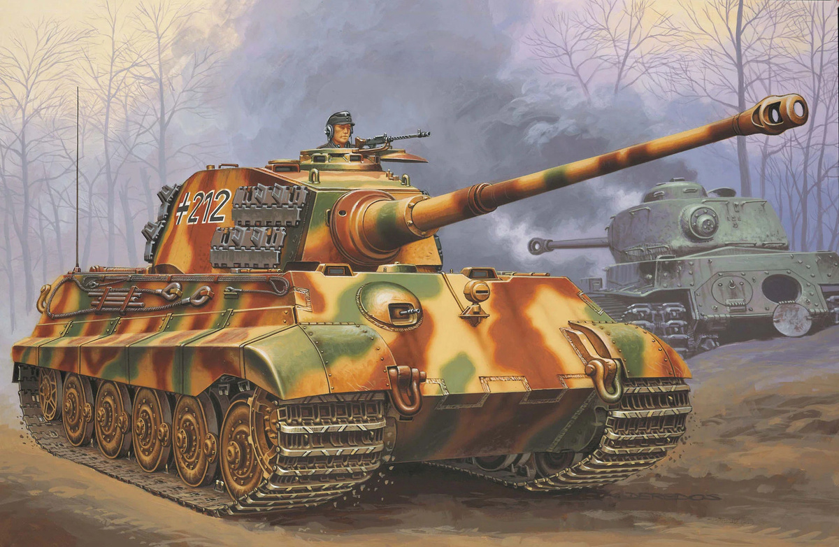 Revell Tiger II Ausf. B, Pz.Kpfw. VI Königstiger, Modellbau, 1:72, Grau - Bild 3