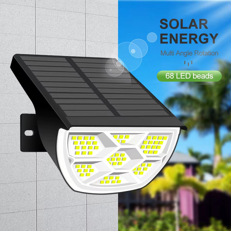 LED Solar-Landschaftsbeleuchtung für den Außenbereich mit 3 Modi, IP65 wasserdicht, Solar-Gartenscheinwerfer in Schwarz für Hof, Rasen und Gehweg - Bild 3