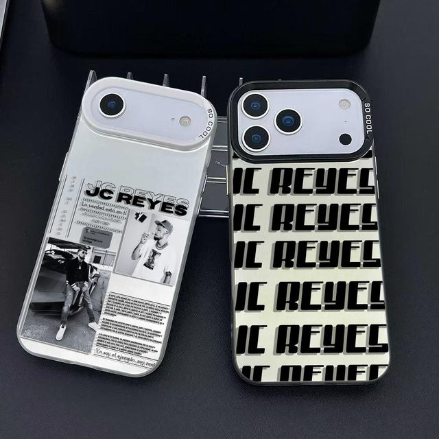 Jc R-Reyes Tour Rap Sänger Handyhülle für iPhone 17 16 15 14 13 12 11 Pro Max Air Matte Laser Aurora stoßfeste Funda in Weiß - Bild 1