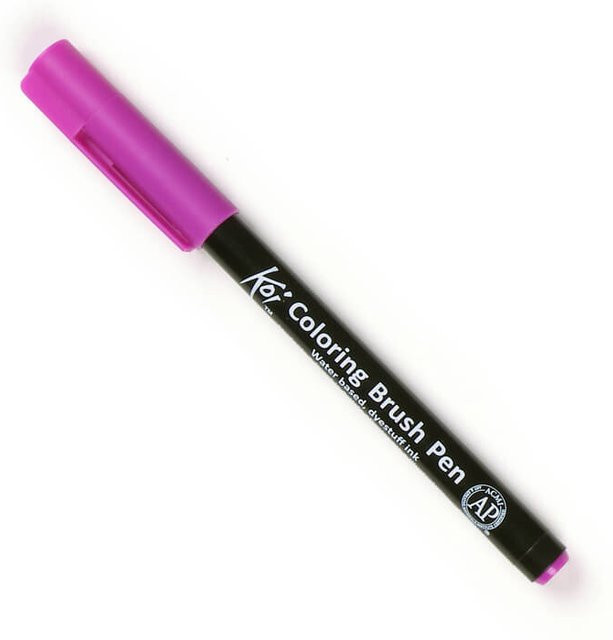 Sakura Koi Coloring Brush Pen Iris in Purple und Pink - Bild 1