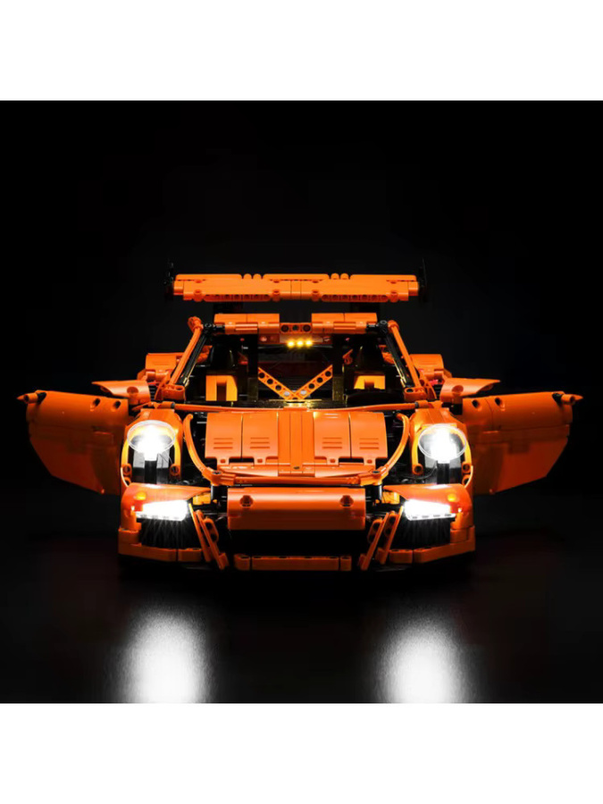 BlockGlow LED-Beleuchtungsset, passend für LEGO Porsche 911 GT3 RS 42056 - Bild 3