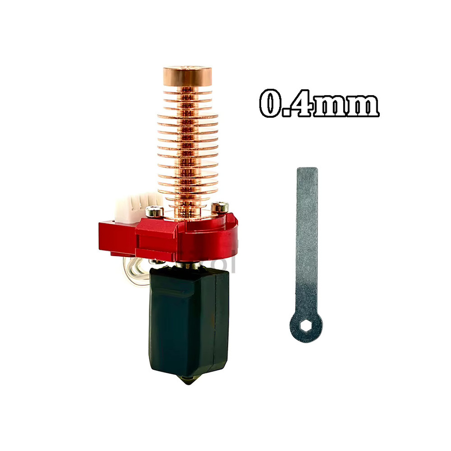 Flashforge Upgrade V2 Hotend Set für Adventurer 5M und 5M Pro mit Keramik-Heizblock und gehärteter Stahldüse bis 280 Grad Celsius - Bild 4