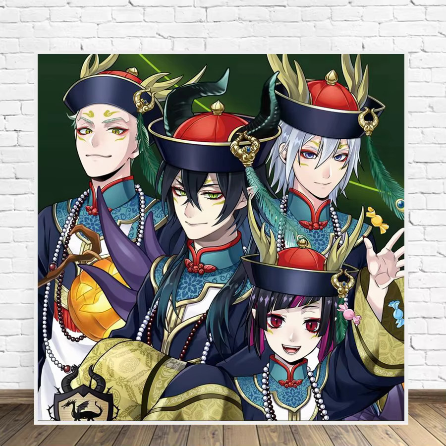 Twisted-Wonderland Anime Diamantkunst-Set Fantasy Nacht Rabe DIY Kreuzstich Stickerei zur Heimdekoration - Bild 2