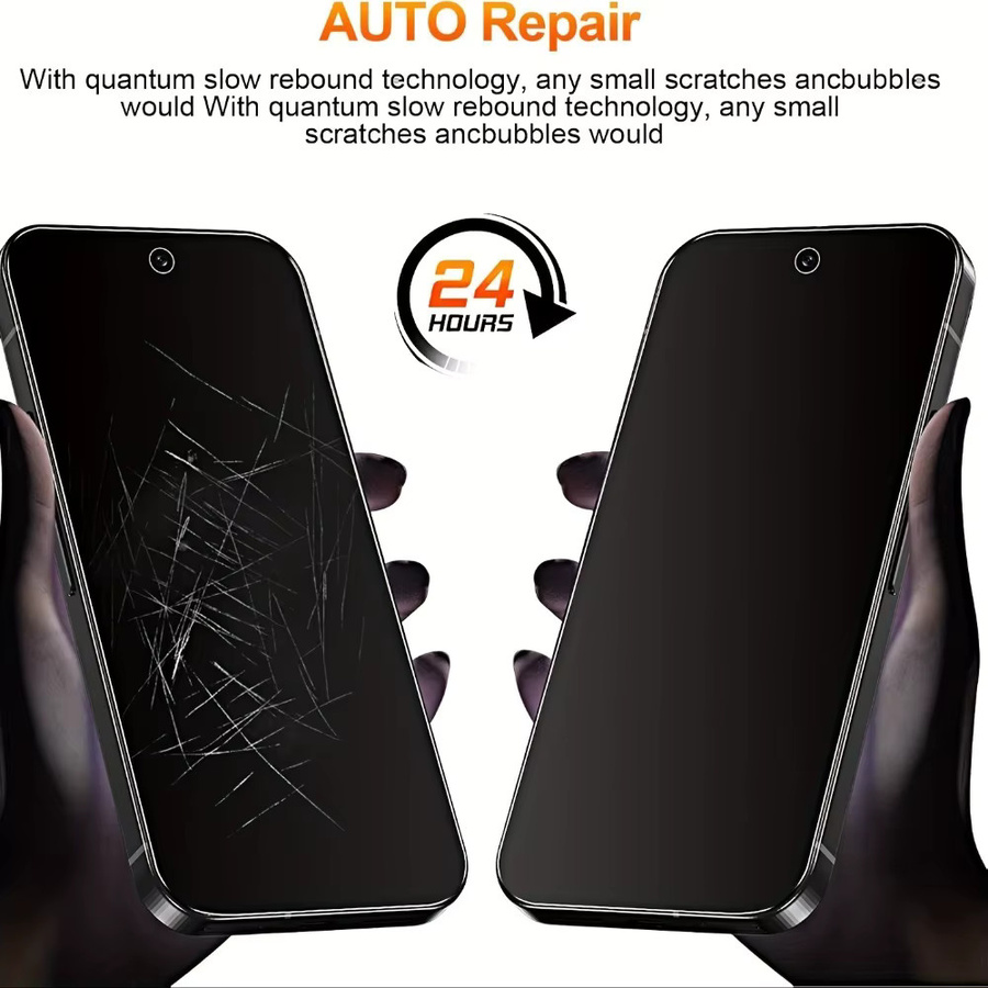 3er-Pack Xiaomi Anti-Spionage Hydrogel-Folie für Redmi Note 15 14 13 Pro Plus 12 11 10 S 9S transparent - Bild 4
