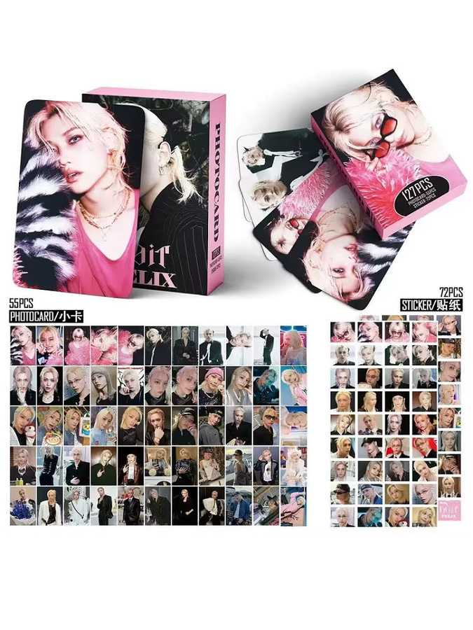 SKZOO Straykids Herren-Team-Sammelkarten, Karten-Sticker-Sammlung - Bild 6