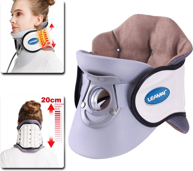 DOCTODD Aufblasbare Halskrause zur Halswirbelsäulentraktion, Unisex - Bild 1