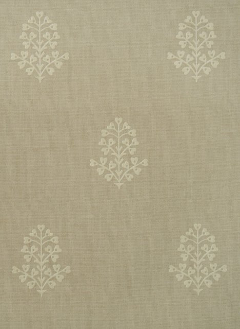 Andrew Martin Tapete Cow Parsley in Stone mit floralem Design aus Vlies - Bild 1