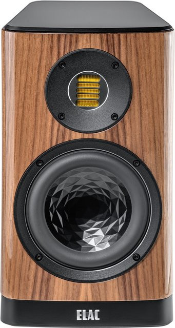 Elac Vela BS 403.2 Kleinlautsprecher Regallautsprecher Nussbaum Hochglanz Braun - Bild 1