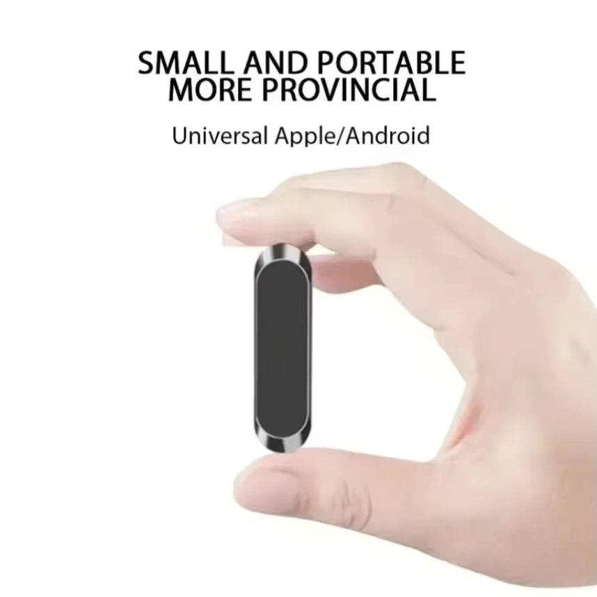 VIKEFON Mini Magnetische Auto Telefonhalterung in Silber für iPhone und Samsung sowie Xiaomi zur Navigation am Lüftungsschlitz - Bild 4