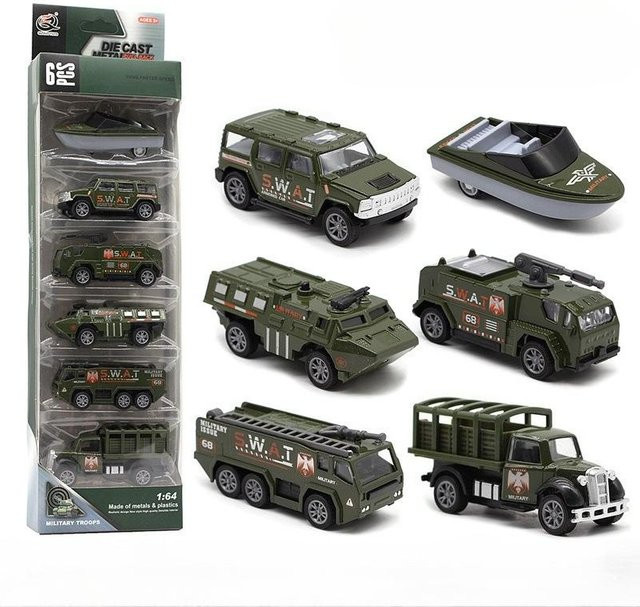 Linyi toy car Militärfahrzeug, Metalllegierung Modellauto, ab 14 Jahre - Bild 1