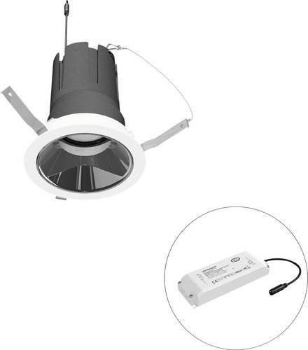 EVN F01R11SM2530L55P LED-Deckenstrahler in Weiß, rund und verstellbar - Bild 1