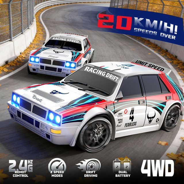 ZNLYRION 204PRO RC Drift-Auto, 1:24, mit LED-Licht, ferngesteuert - Bild 1