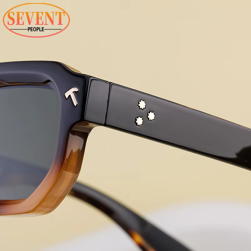 SEVENT PEOPLE Sonnenbrille, quadratisch, Vollrand, Kunststoff, Unisex - Bild 2