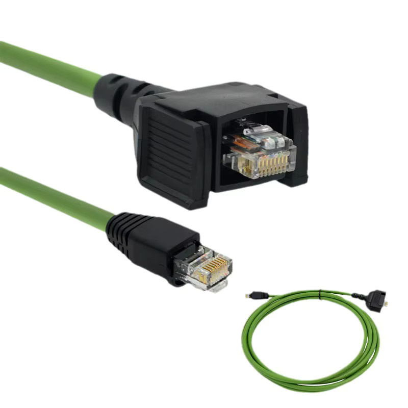 MB Star SD Connect C4 LAN-Kabel Ethernet für Diagnosegeräte in Grau und Grün - Bild 4