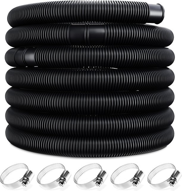 Poolschlauch Schwarz Ø 38 mm 14 m - Bild 1