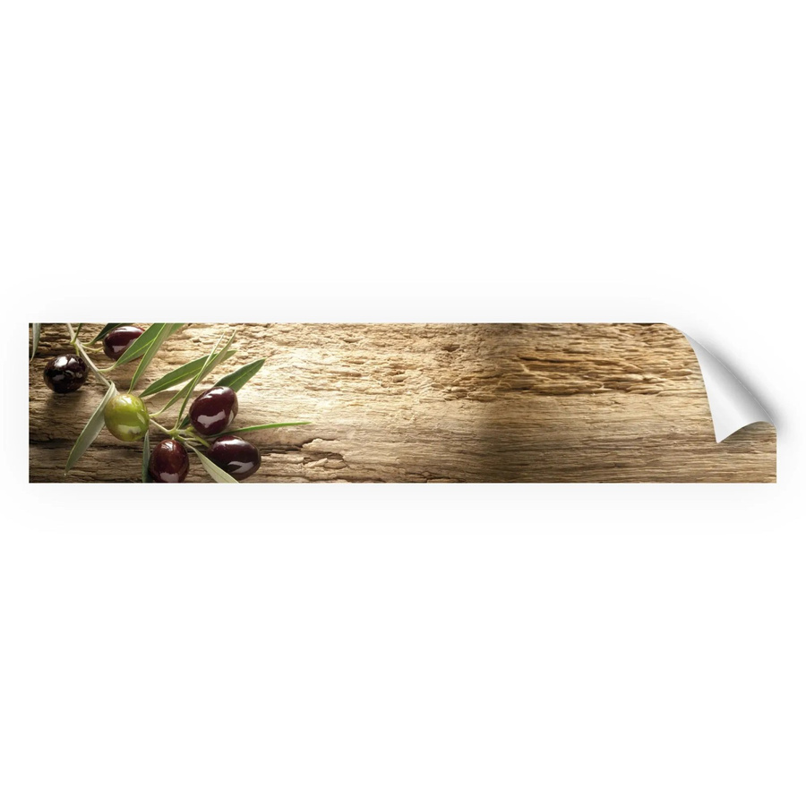 Myspotti Küchenrückwandfolie Mediterran in Tile-Look, Selbstklebend, Braun, B: 280 cm, H: 60 cm - Bild 2