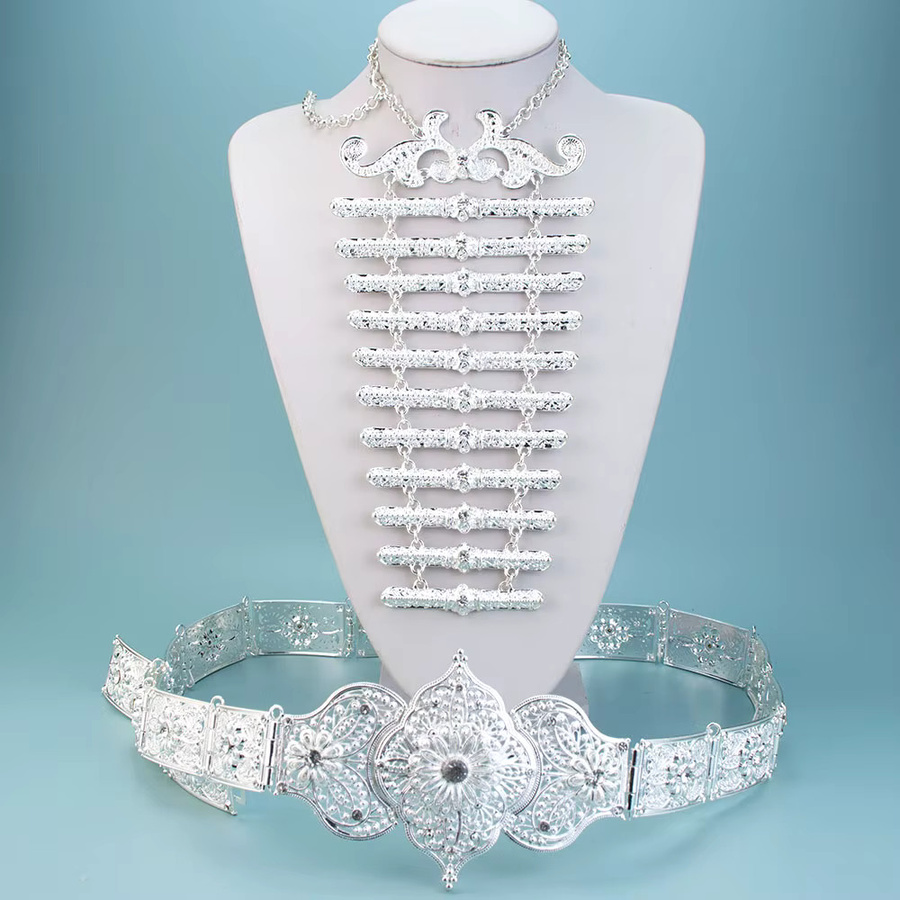 sunspice ms. Schmuck-Set, Silber, Kristall, Damen, Vintage - Bild 2