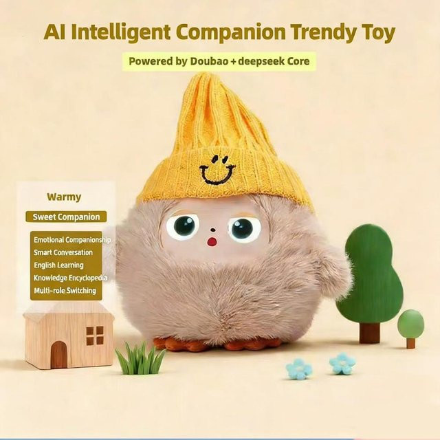 Linyi toy Interaktiver Begleiter, Plüsch, mit Smart Stimme & LED-Augen, ab 6 Jahren - Bild 1
