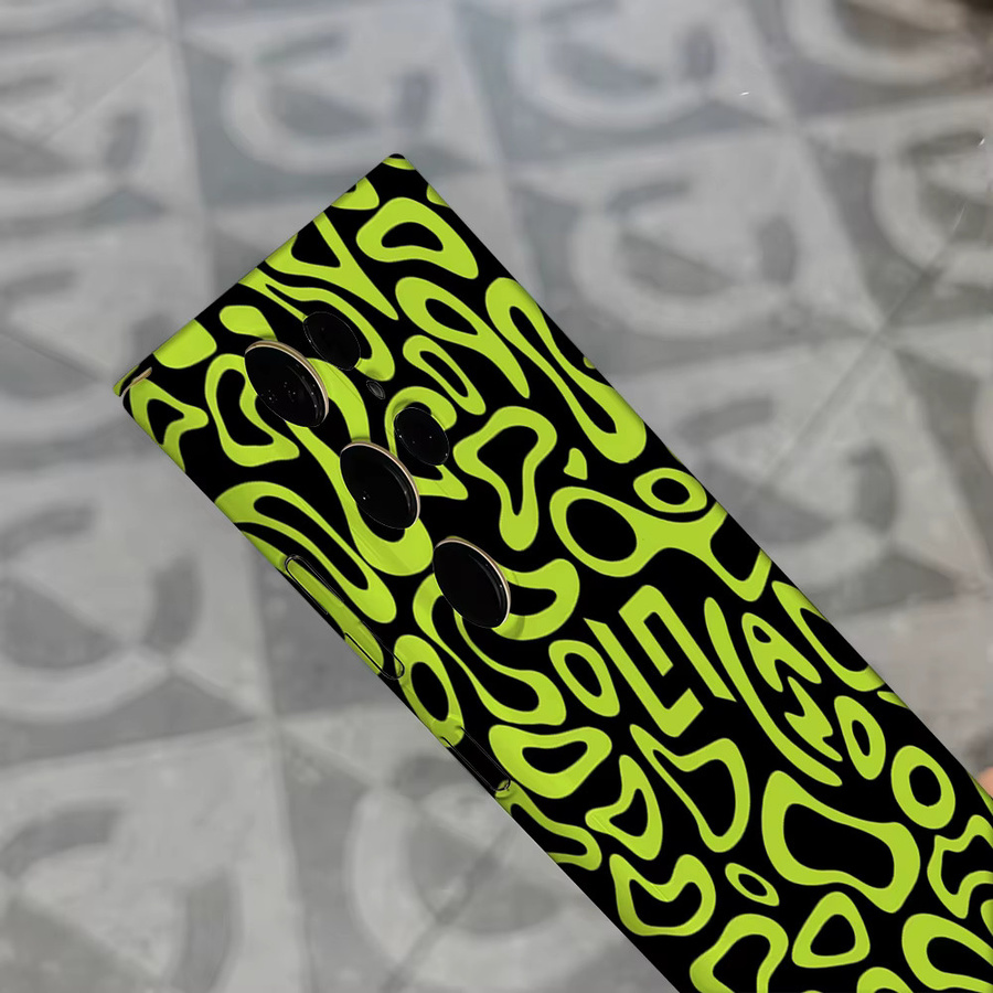 Stoßfeste Neon-Tinten-Handyhülle für Samsung Galaxy S25 Ultra, S24, S23 Ultra und S23 Plus in robuster Doppelschicht-Bauweise - Bild 5