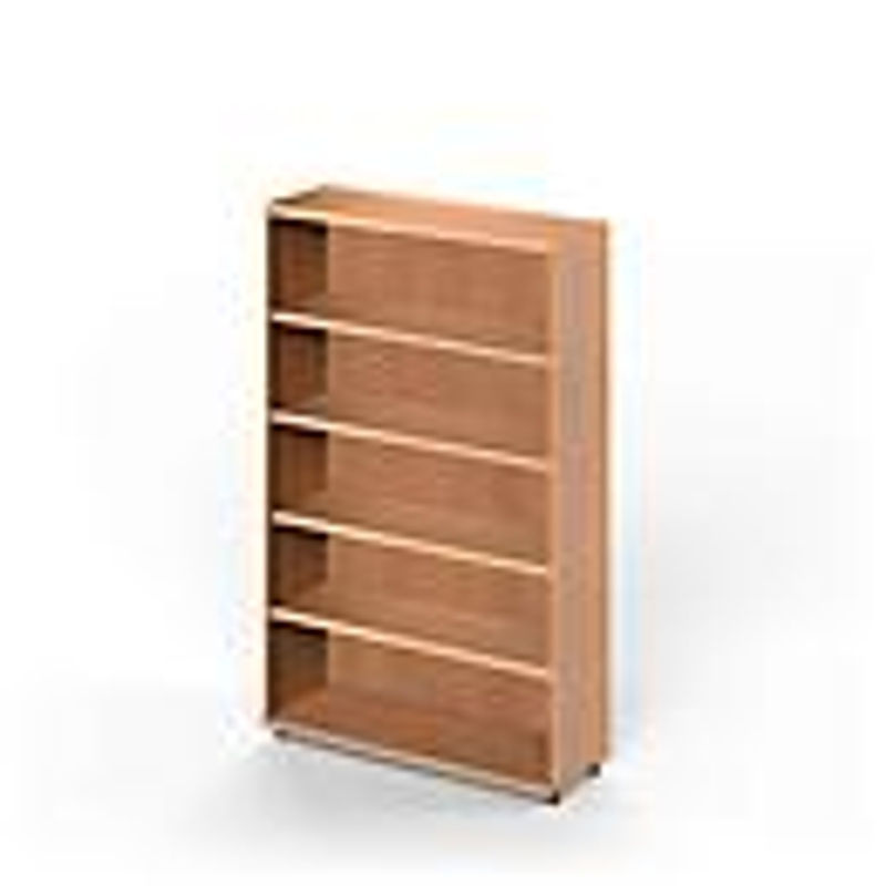 Schäfer Shop Genius Regal TETRIS WOOD mit 5 Fachböden in Buche-Dekor, Breite: 100 cm - Bild 3