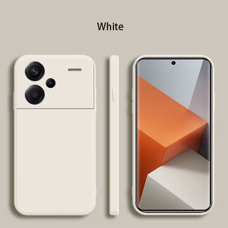 Xiaomi Redmi Note 13 Pro Plus 5G Silikon Schutzhülle mit Flüssigkeitsdesign in Schwarz - Bild 3