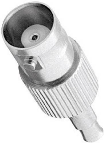 Amphenol BNC-Steckverbinder Buchse gerade 50 Ohm aus Messing in Silber - Bild 1
