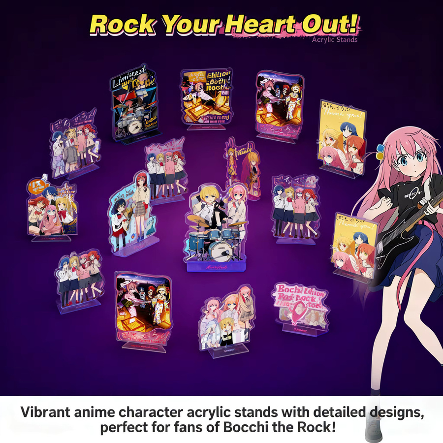 Bandai Anime Acryl-Aufsteller Lonely Rock Band, Figur, 16cm Hoch - Bild 3